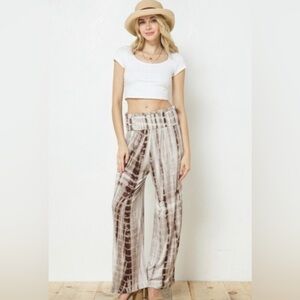Beach Palazzo Pants - Tie Dye